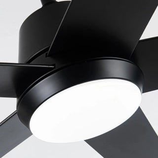 Vaczon 52" Otis Downrod Mount LED Ceiling Fan with APP & Remote Control