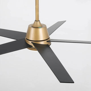 Vaczon 52" Otis Downrod Mount LED Ceiling Fan with APP & Remote Control