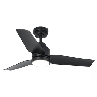 Vaczon 42" DC Motor Modern Downrod Ceiling Fan with LED Light and Remote Control