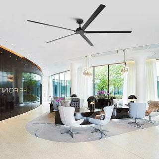 72" 84" Winni All-Aluminum IPX4 Outdoor Ceiling Fan with Remote Control