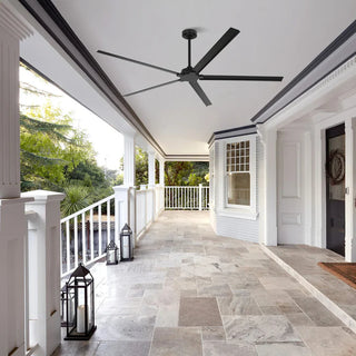 72" 84" Winni All-Aluminum IPX4 Outdoor Ceiling Fan with Remote Control