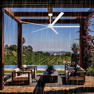 72" 84" Winni All-Aluminum IPX4 Outdoor Ceiling Fan with Remote Control