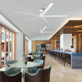 72" 84" Winni All-Aluminum IPX4 Outdoor Ceiling Fan with Remote Control