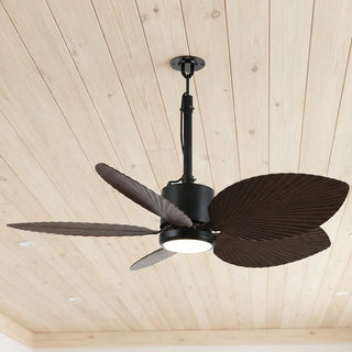 42 Inch Wythe IPX5 Outdoor Hanging Buckle Downrod LED Fan with Remote Control - Vaczon