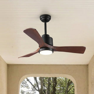 Vaczon 42" IP54 Outdoor Hanging Buckle Downrod LED Fan with APP & Remote Control