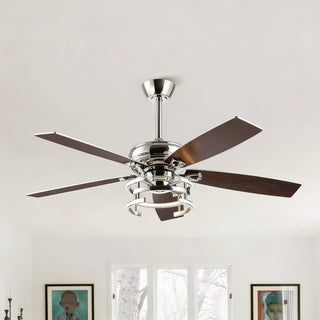 Vaczon 52" Rita Double-sided Blades Downrod Mount LED Ceiling Fan with Remote Control - Vaczon